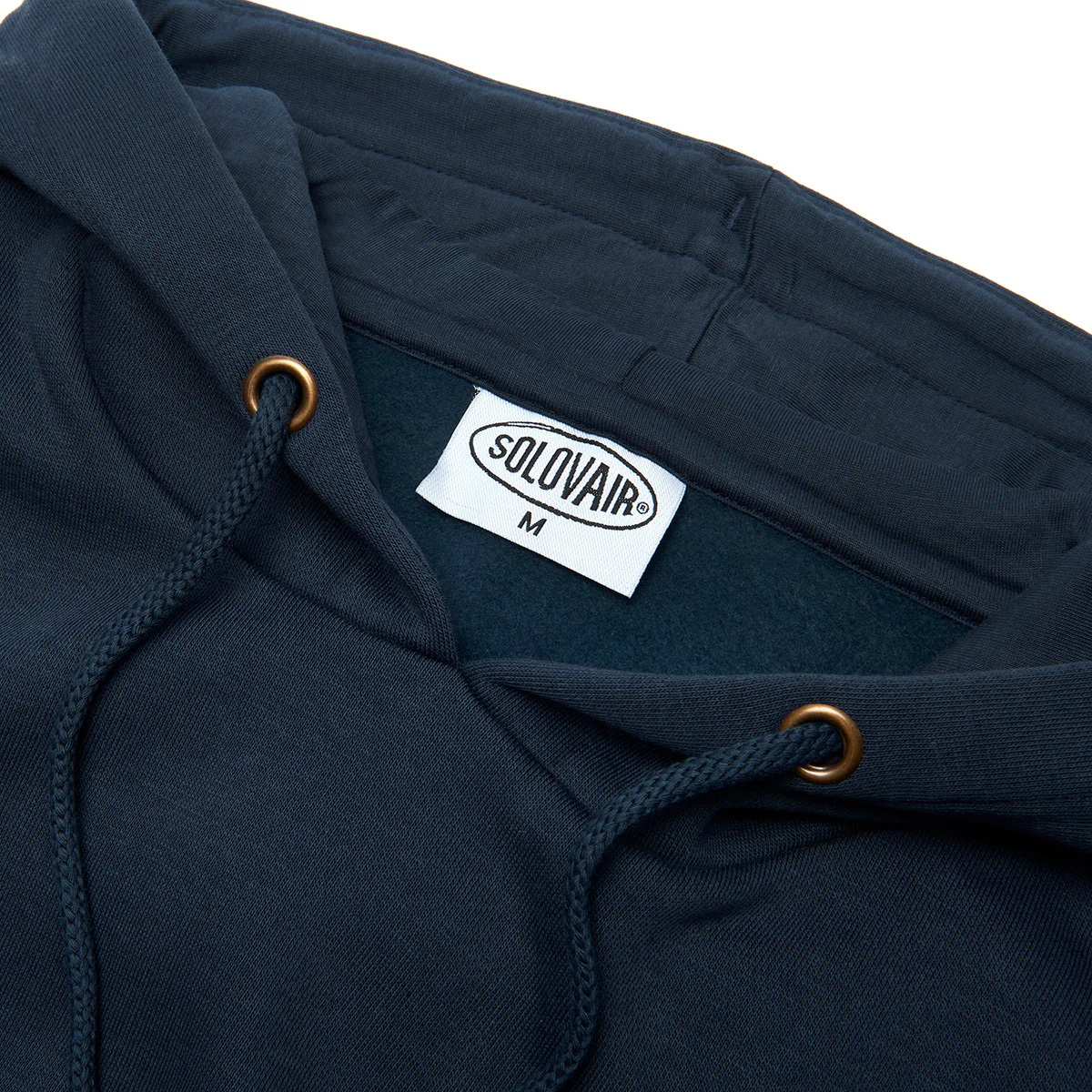 Solovair L/S Logo Pullover Hoodie - Navy - Image 3
