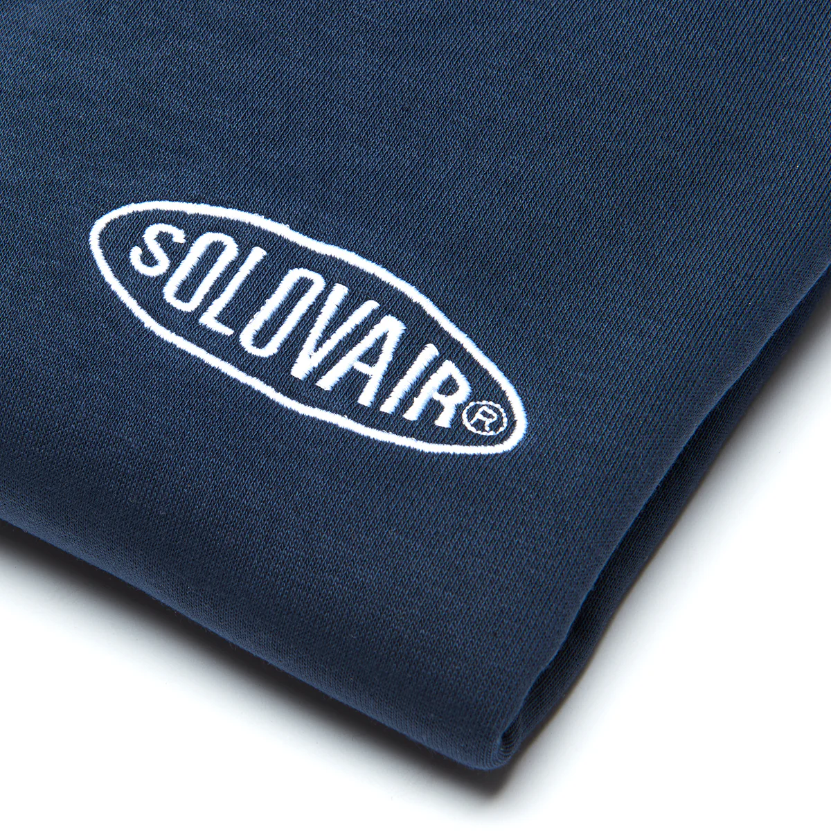 Solovair L/S Logo Pullover Hoodie - Navy - Image 7