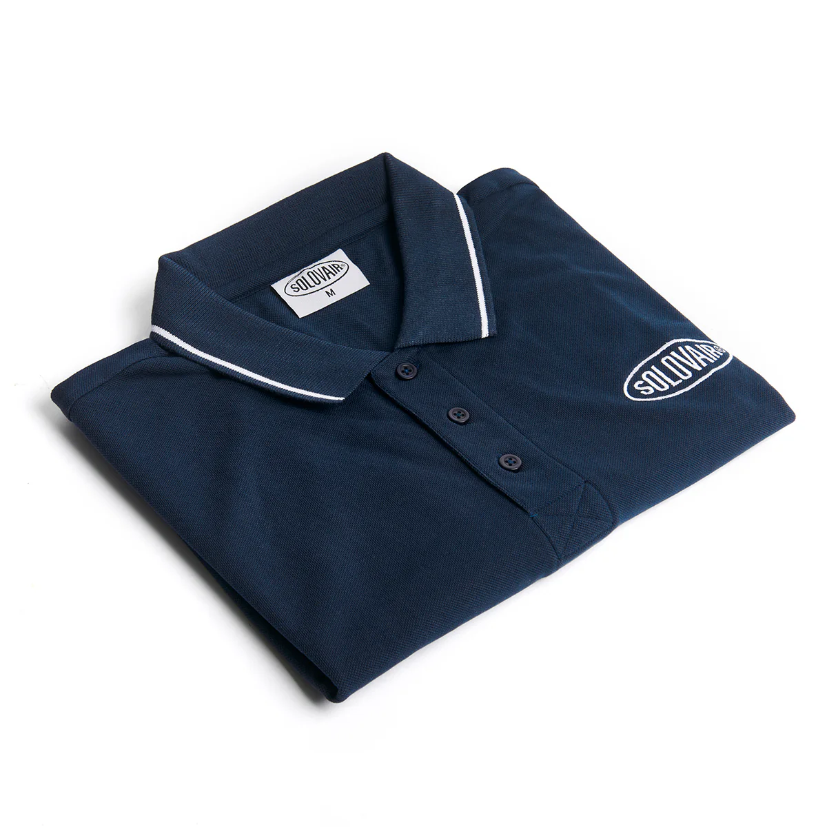 Solovair S/S Polo Shirt - Navy - Image 6