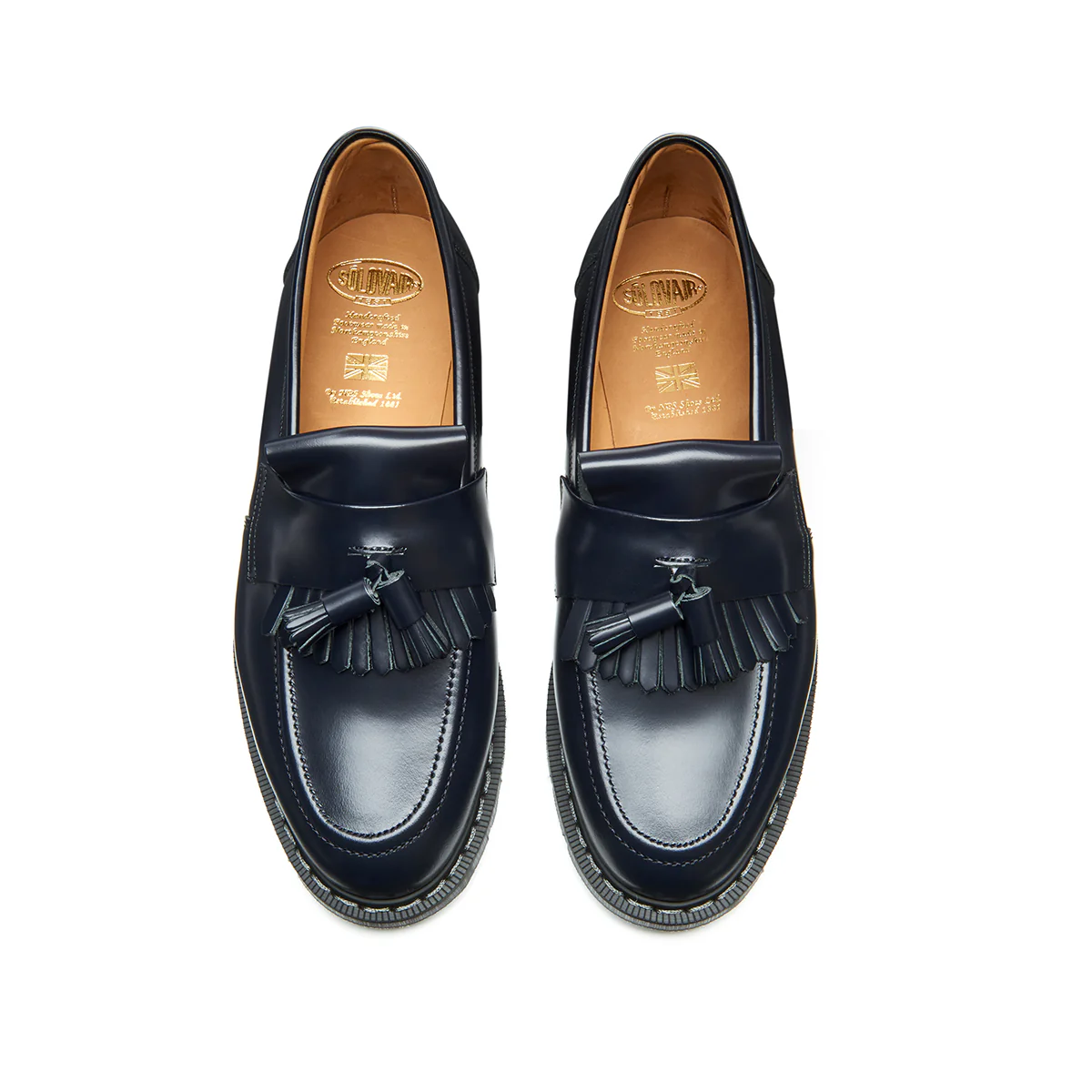 Navy Hi-Shine Tassel Loafer - Image 4