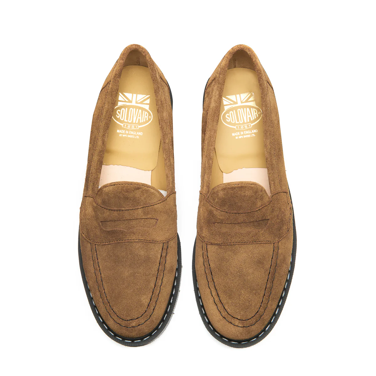 Tan Suede Penny Loafer - Image 3