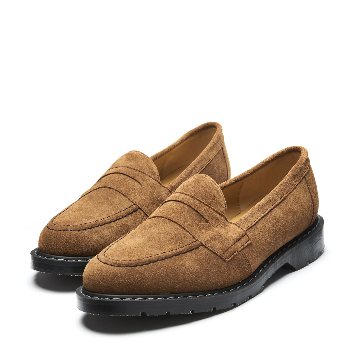 Tan Suede Penny Loafer - Image 4