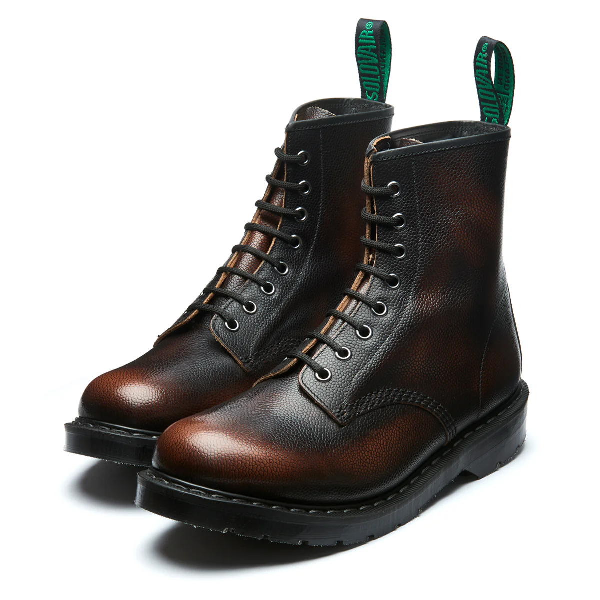Brown Grain 8 Eye Derby Boot - Image 3