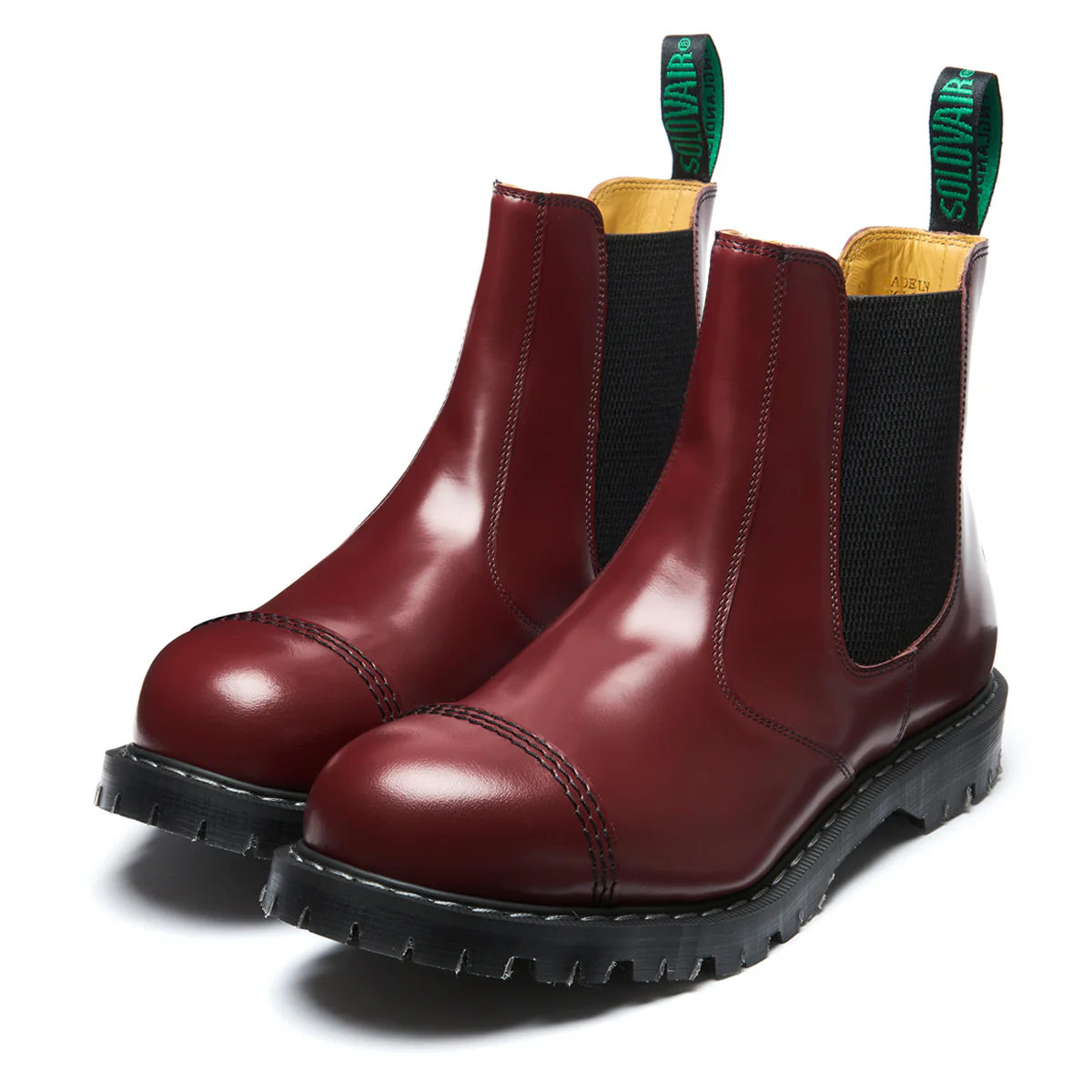 Cherry Red Hi-Shine Steel Toe Dealer Boot - Image 3