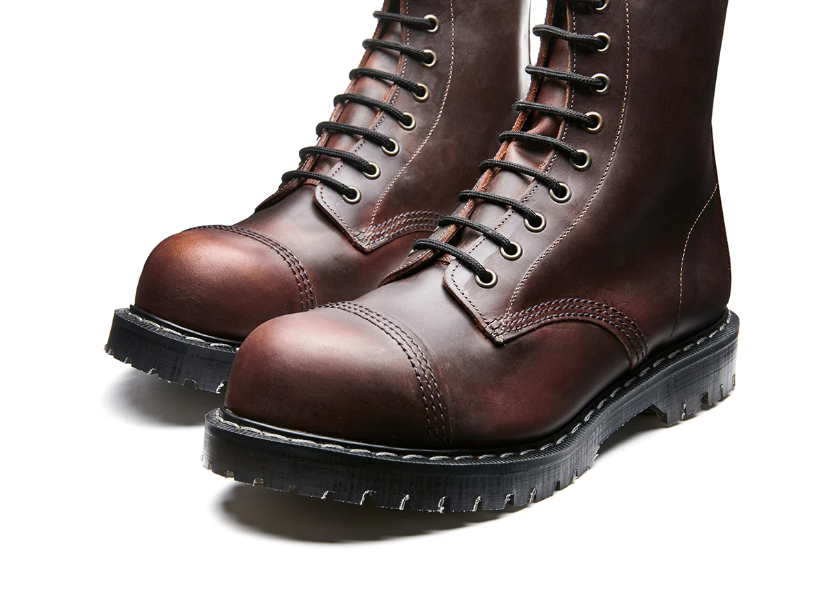 Gaucho Crazy Horse 11 Eye Steel Toe Derby Boot - Image 3