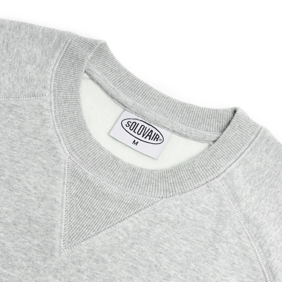 Solovair L/S Logo Sweatshirt - Grey - Image 3