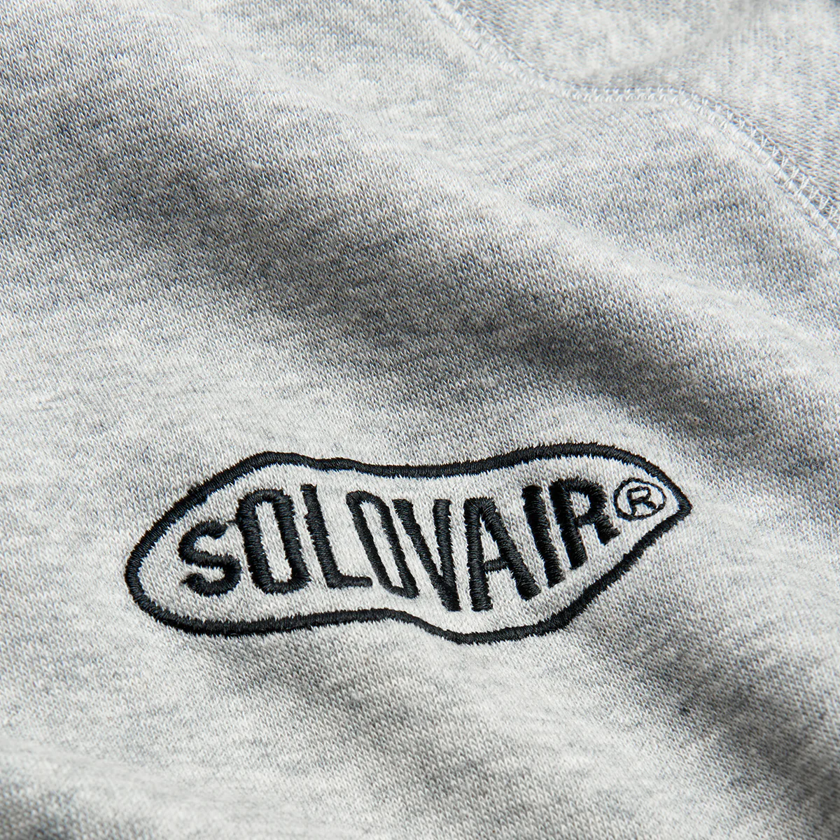 Solovair L/S Logo Sweatshirt - Grey - Image 4