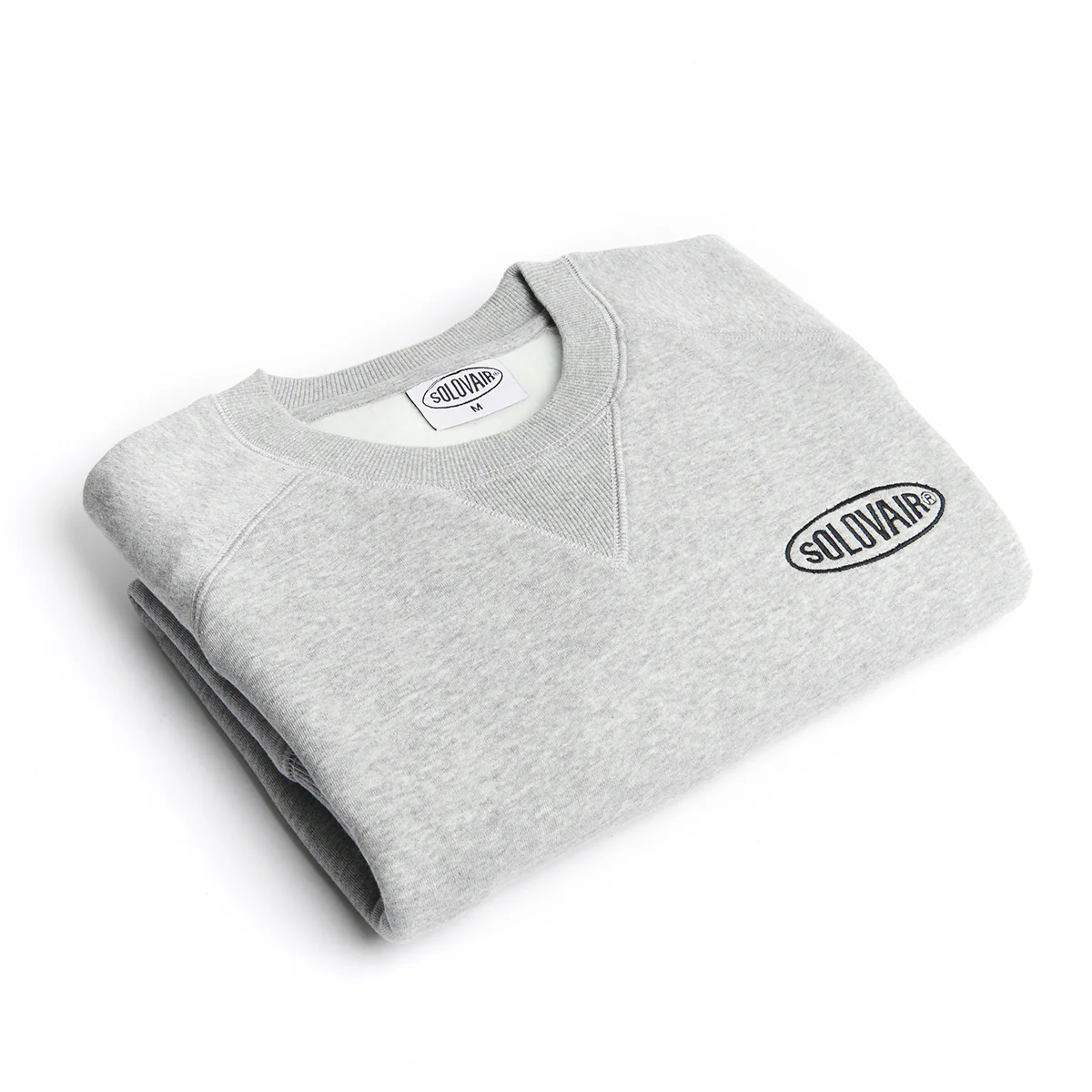 Solovair L/S Logo Sweatshirt - Grey - Image 6