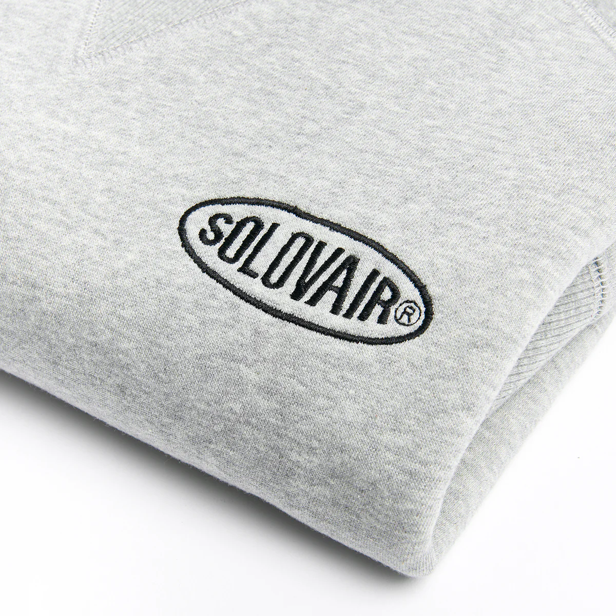 Solovair L/S Logo Sweatshirt - Grey - Image 7