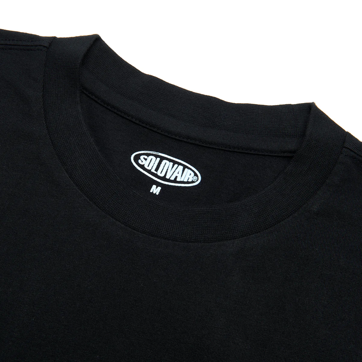 Solovair S/S Logo T-Shirt - Black - Image 3