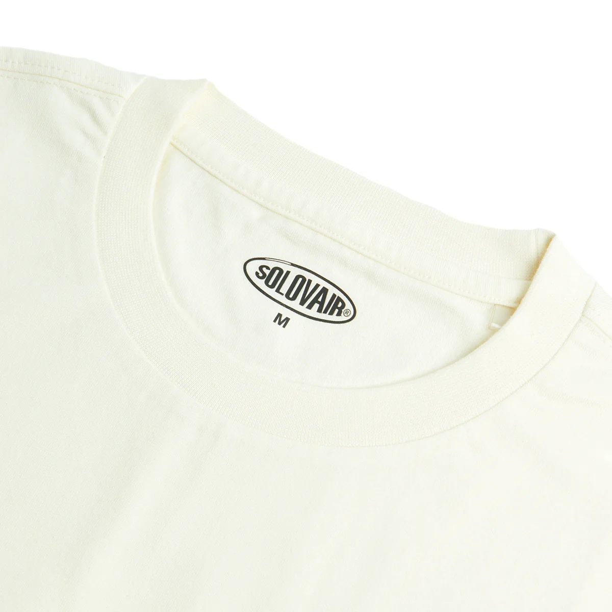 Solovair S/S Logo T-Shirt - Off White - Image 3