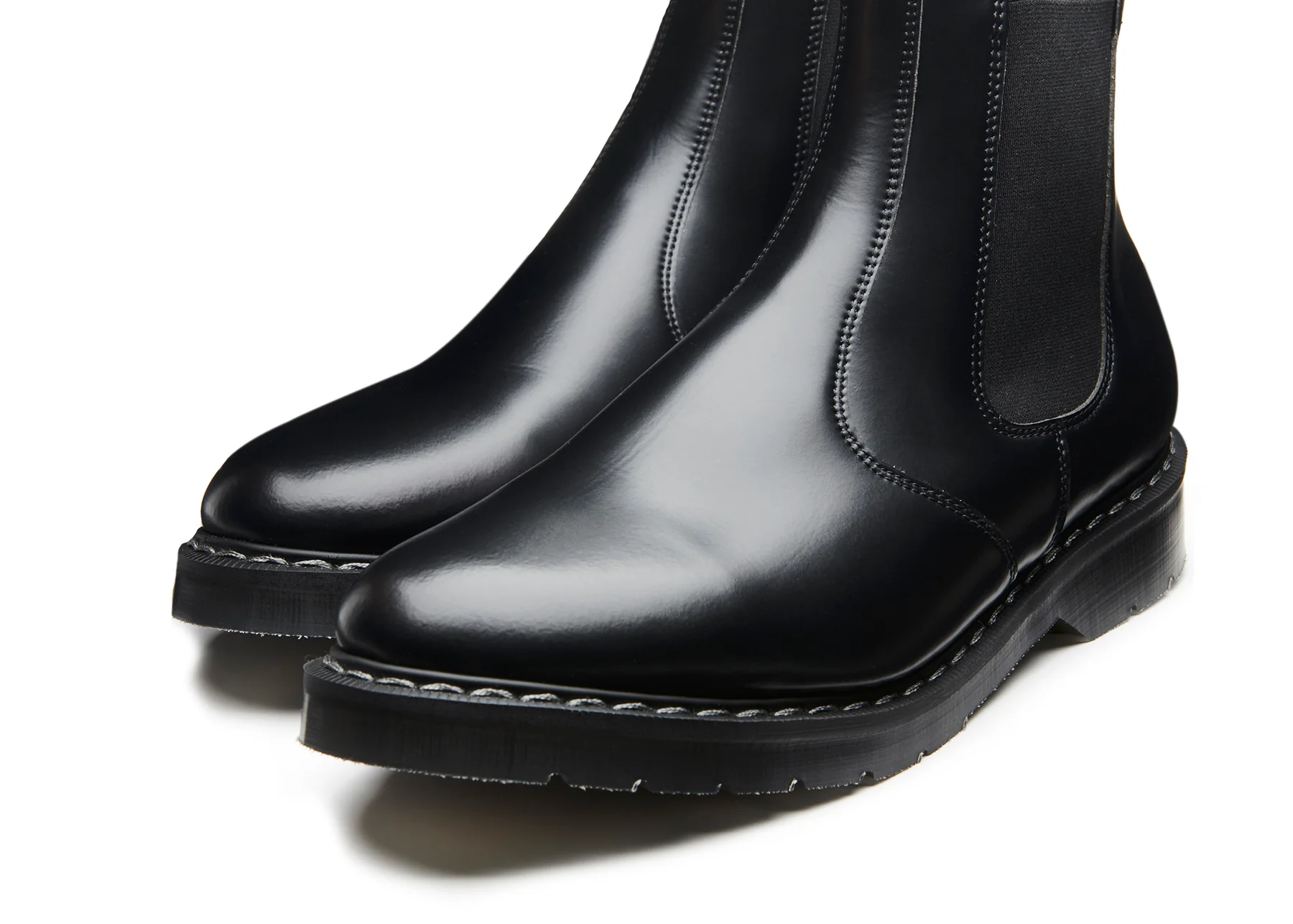 Black Vegan Hi-Shine Dealer Boot - Image 3